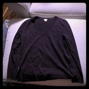 Purposely maroon jcrew cashmere sweater medium
